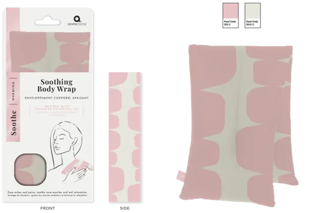Aroma Home Soothing Body Wrap Stone Print