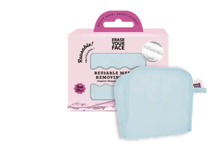 Erase Your Face Makeup Removing Cloth - Blue