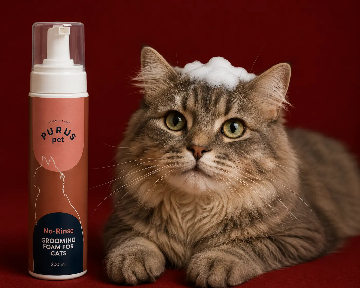 Cat Foam - Gentle No-Rinse Cleansing Care | 200 ml