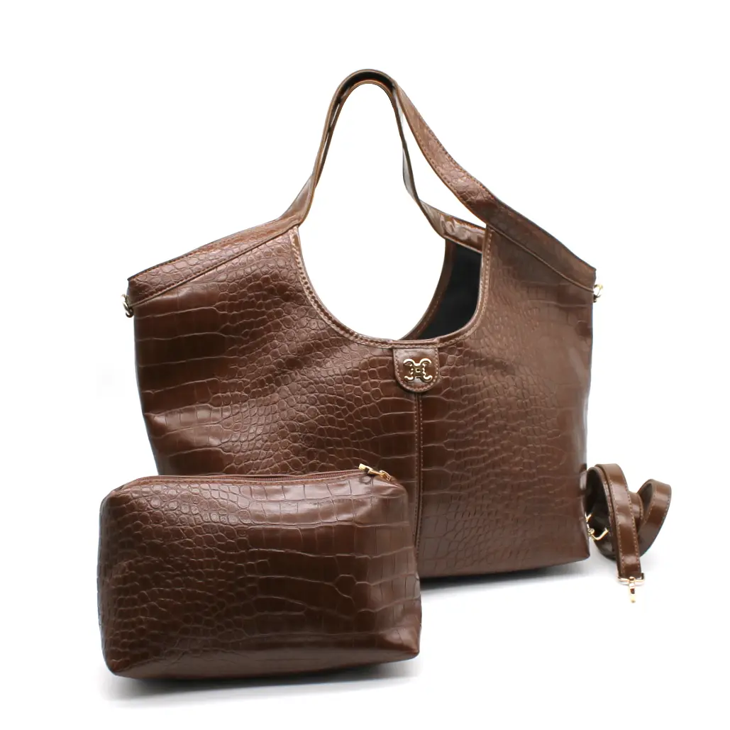 Sac cabas Croco C.Clo avec pochette