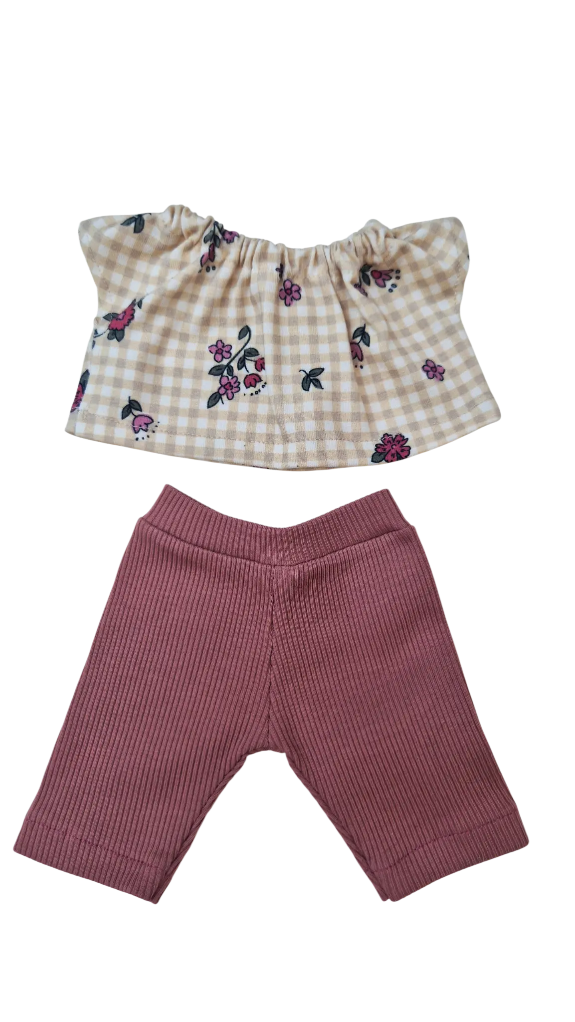 CAMILLE - TEE-SHIRT + PANTALON ARGILE