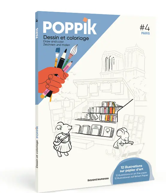 DRAWING AND COLORING PARIS