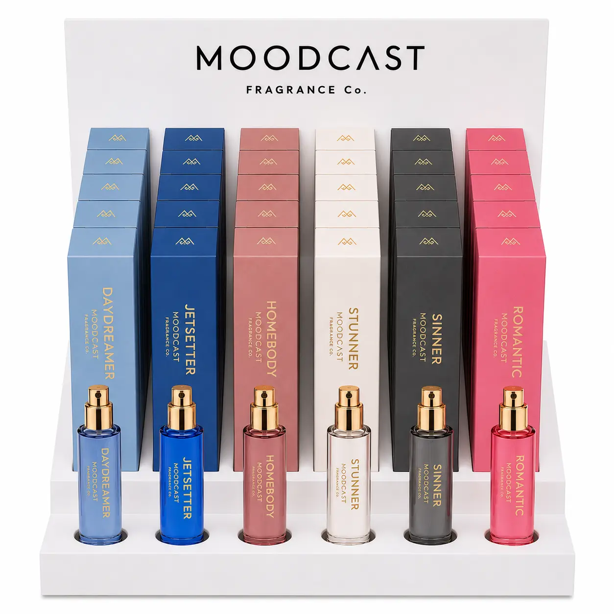 Moodcast Persona Perfume Mist Pre-Pack with Free Display