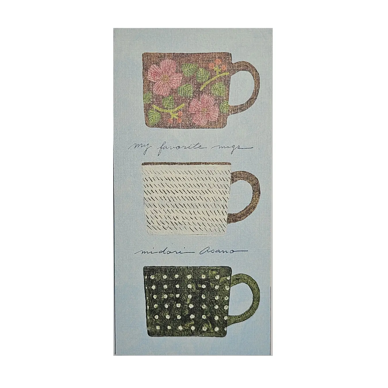 Letter Paper – My Favorite Mugs by Midori Asano