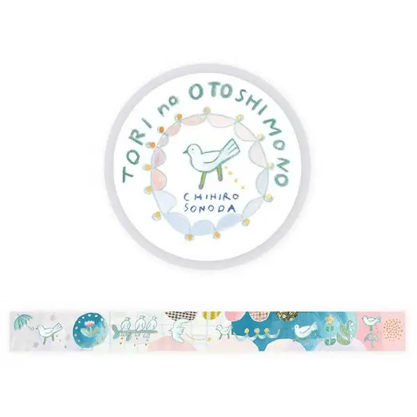 Washi Tape with Gold Details – TORI no OTOSHIMONO by CHIHIRO SONODA