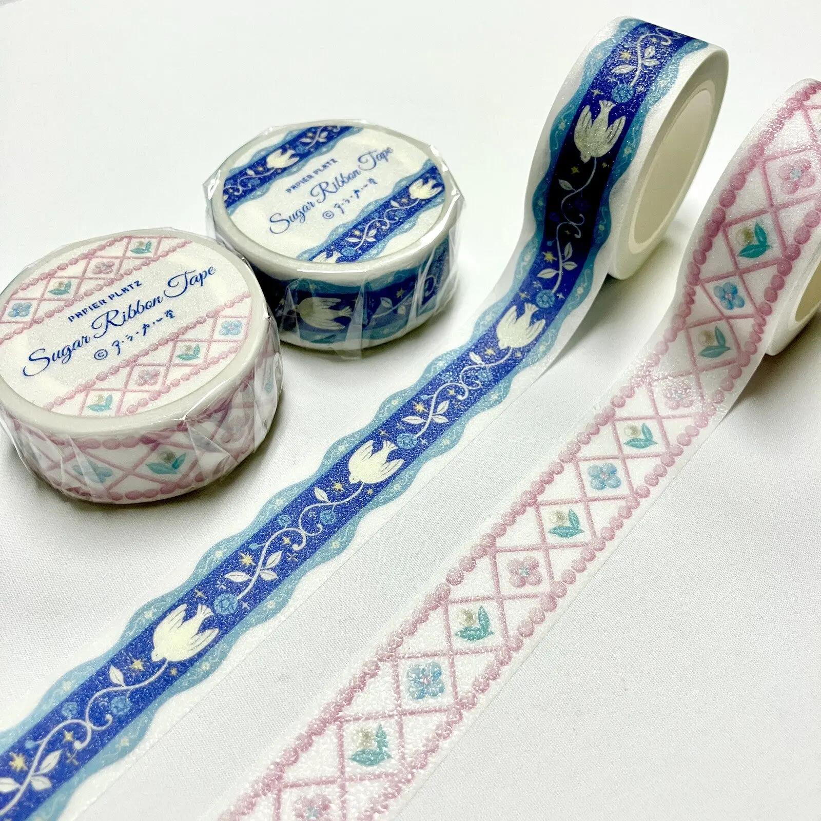 Decorative Tape – Sugar Ribbon Star Bird by A La Carudou