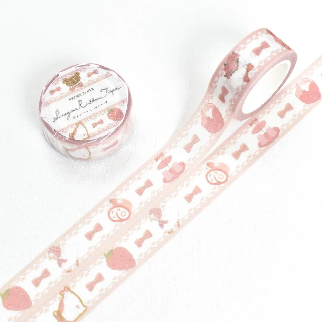 Decorative Tape – Sugar Ribbon Pink Favorite by Shoichiro Tobimatsu