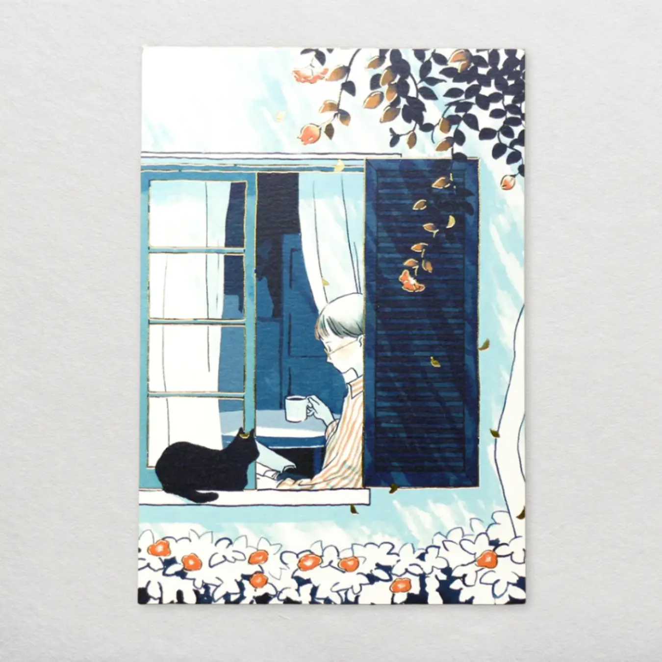 Postcard – Coffee by the Window by Sayuri Fujimaki