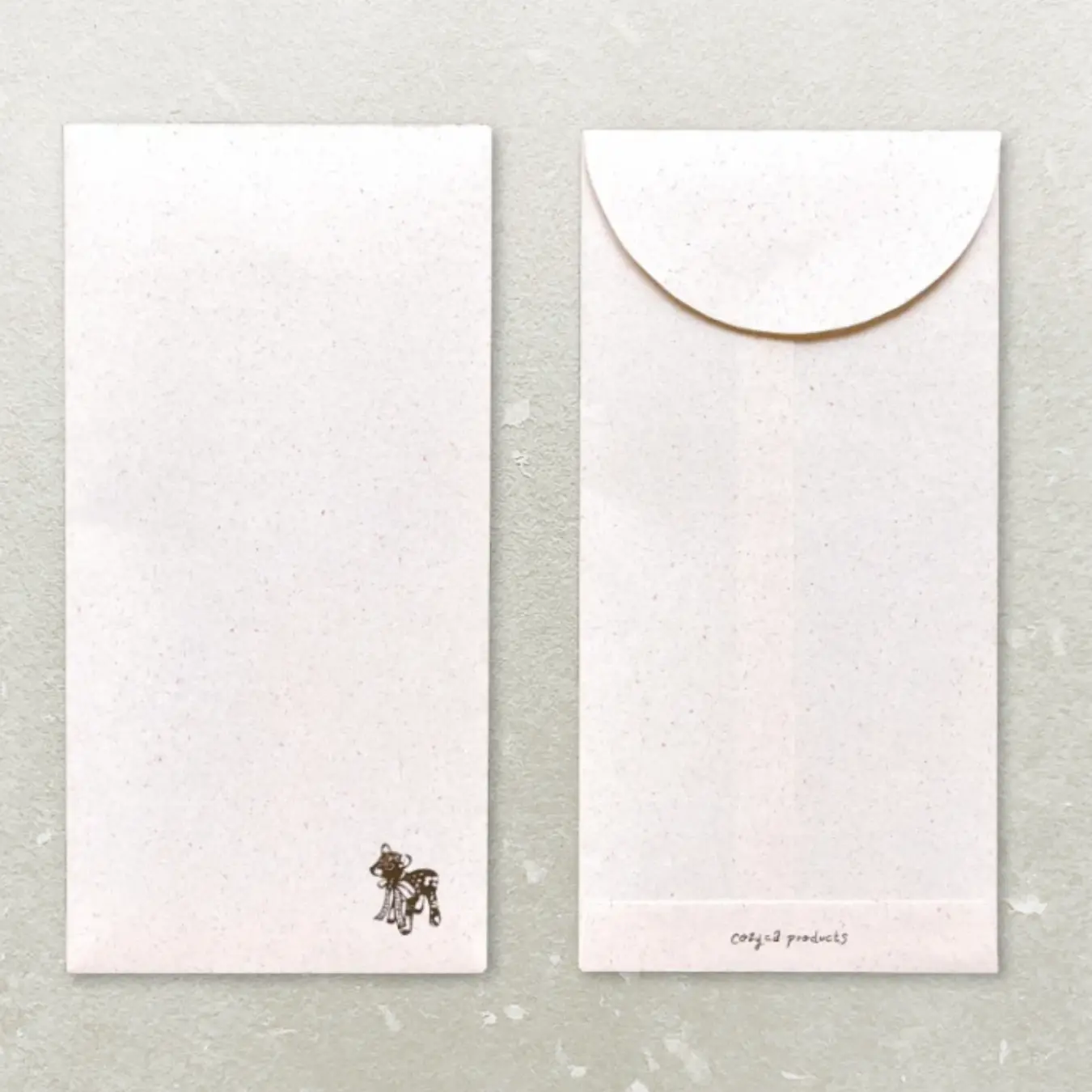 Envelope – Tomato Sand Color by cozyca