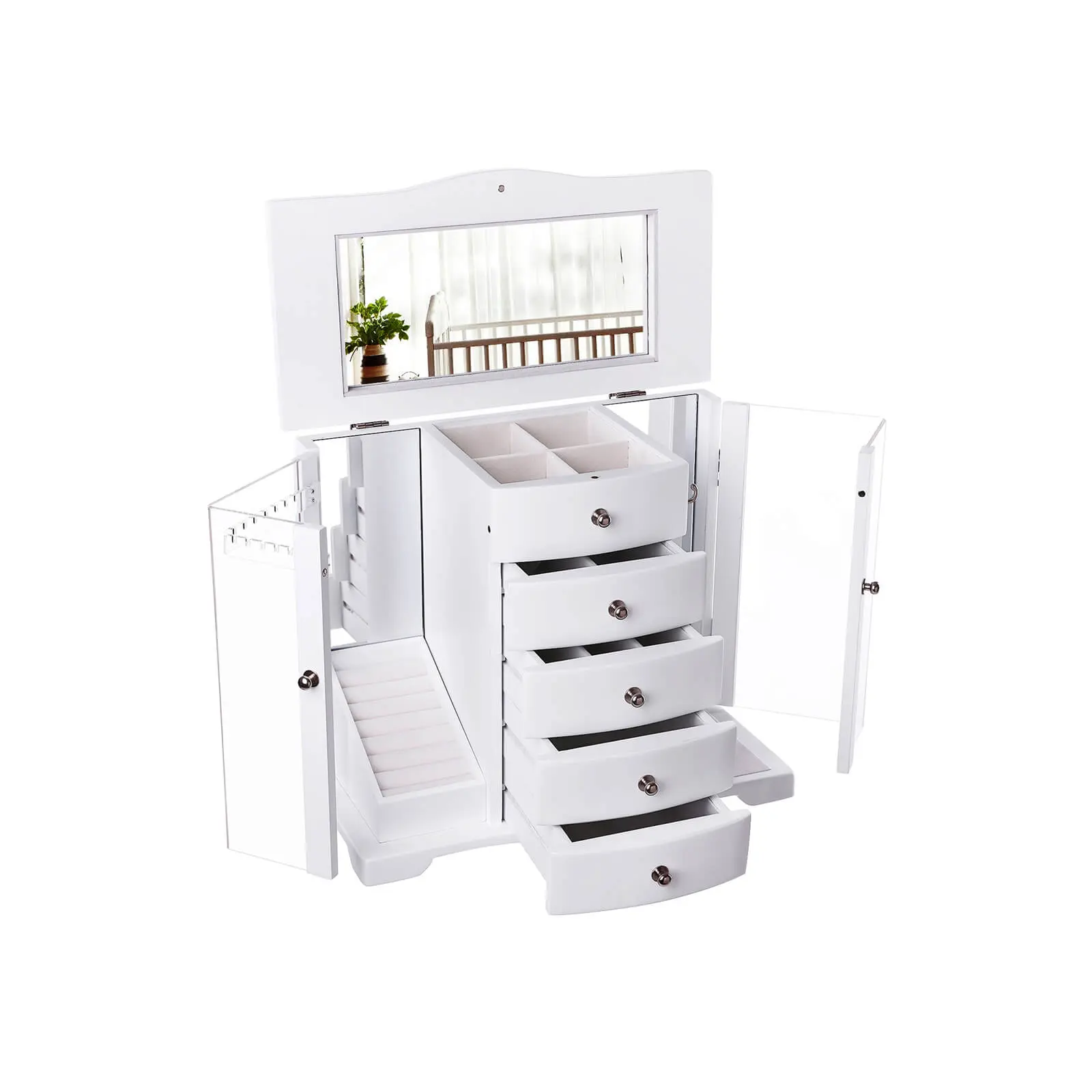 Grote Sieraden Organizer Wit