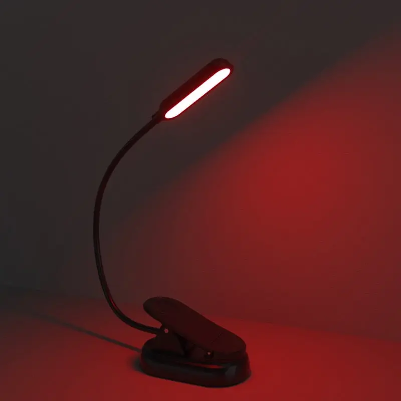 Lámpara de lectura luz roja 3 intensidades