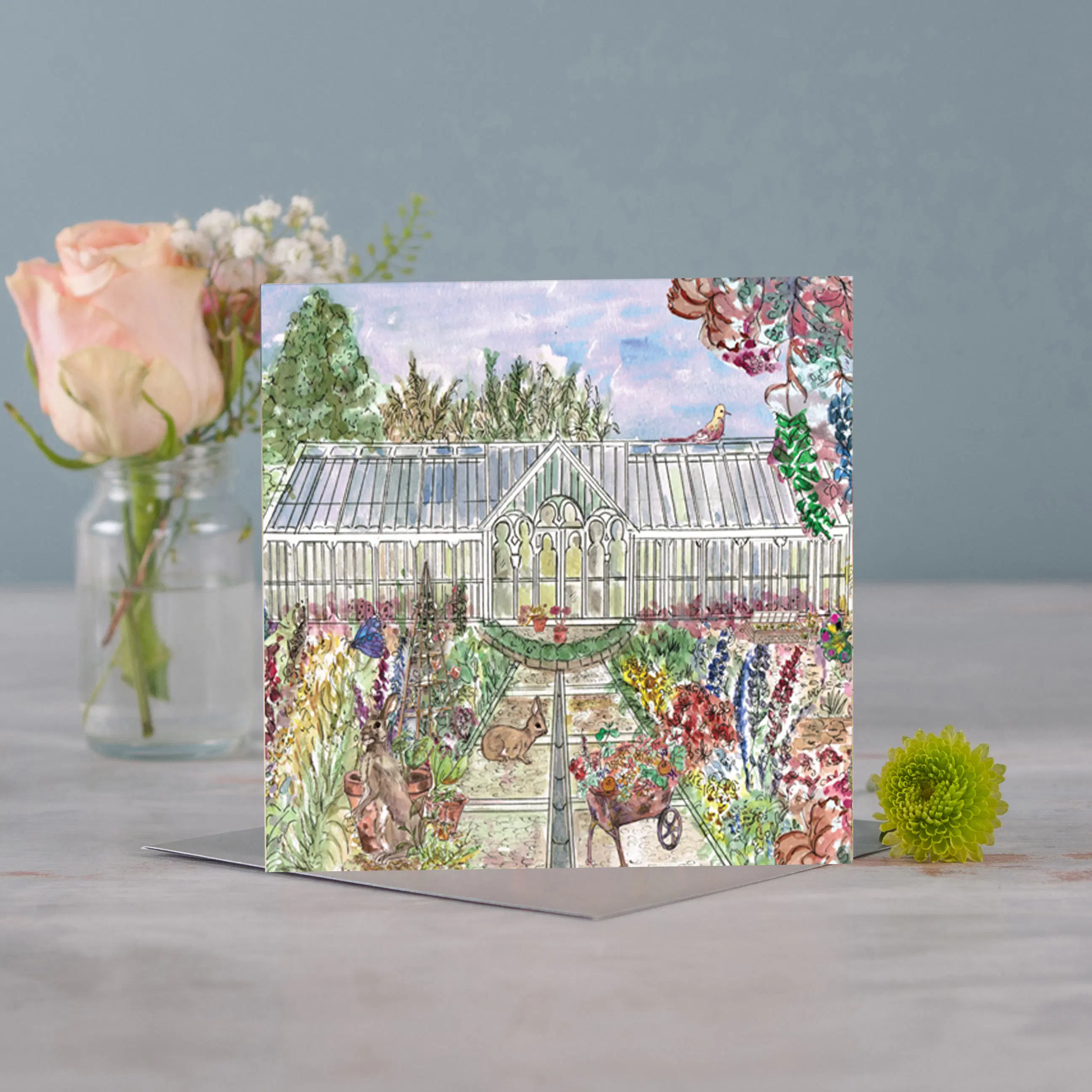 The Glasshouse Greeting Card
