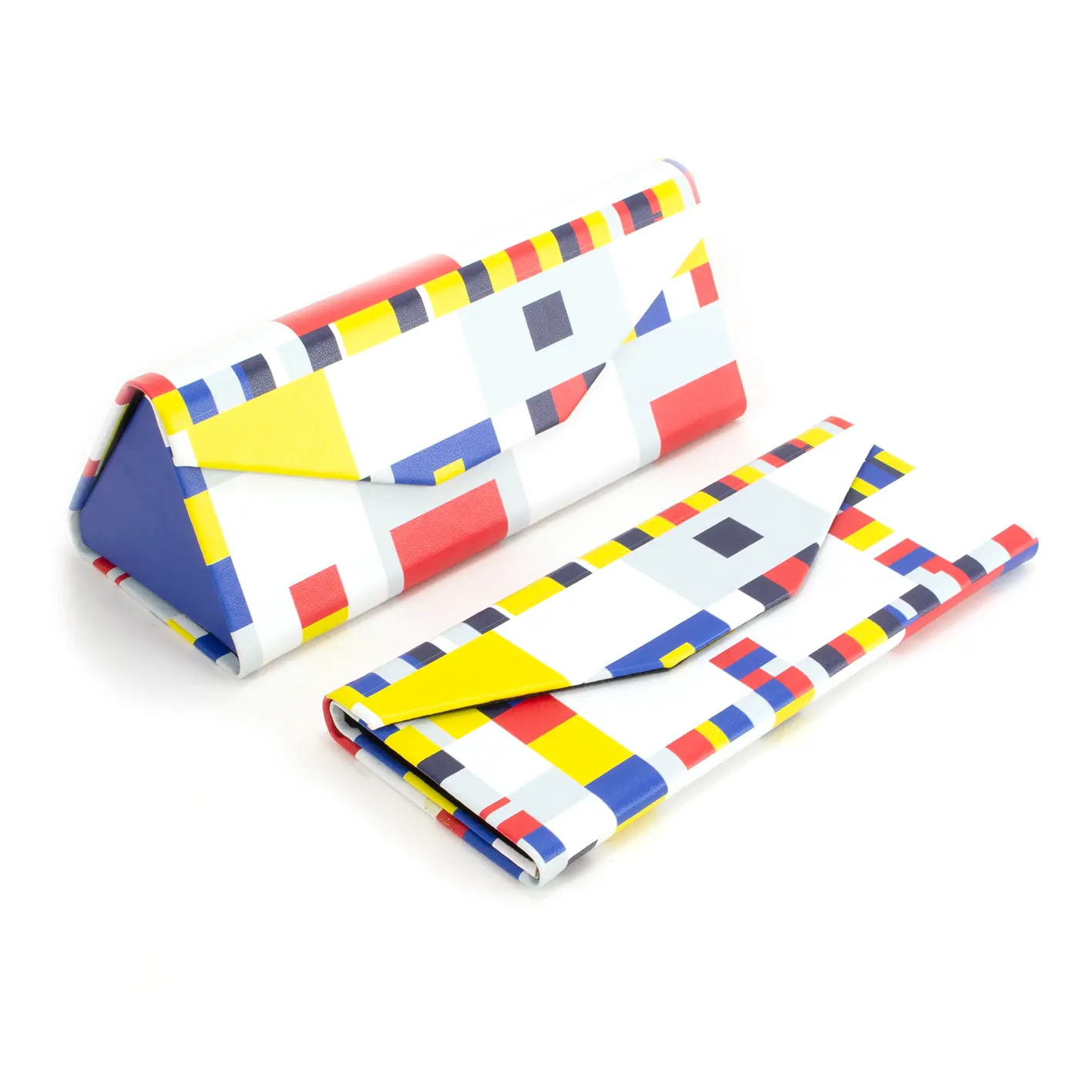 Foldable Spectacle Case – Mondrian, Boogie Woogie – Folds Flat