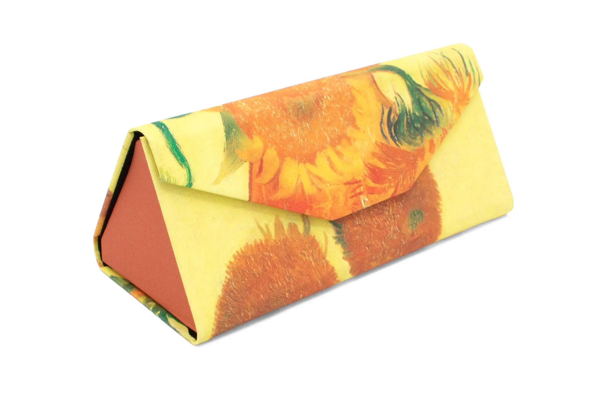 Foldable Spectacle Case – Van Gogh, Sunflowers – Folds Flat