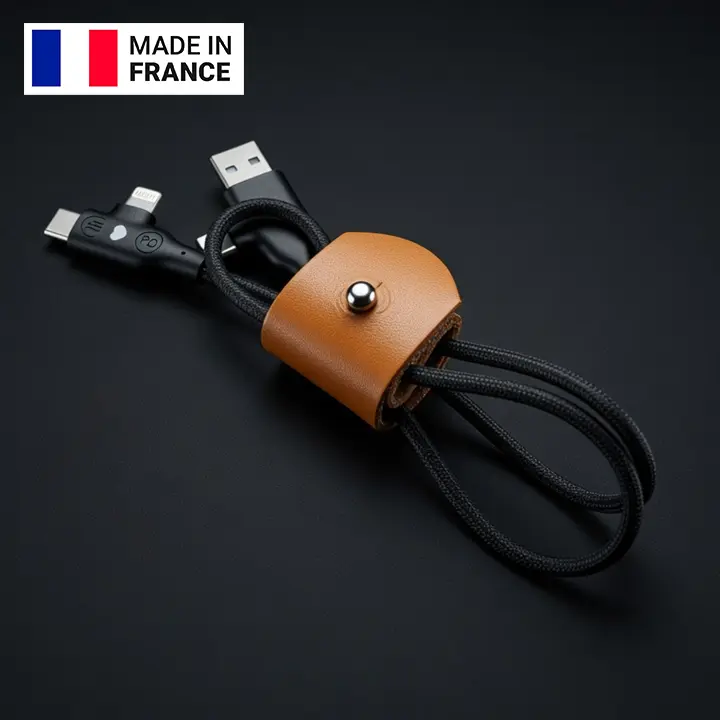 🔌MADE IN FRANCE | 60W Fast Charging Cable Le Sellier Bride 🇫🇷