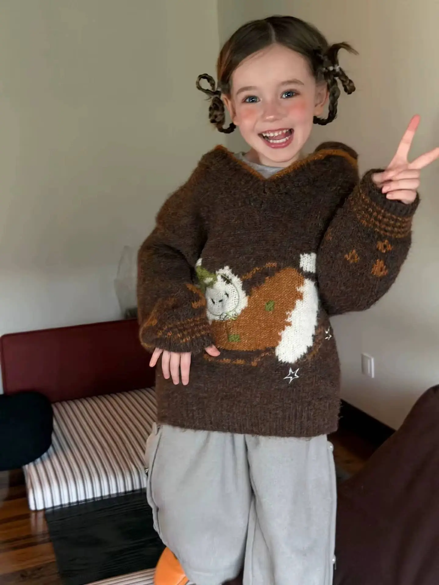 Margot Knit Sweater Hoodie