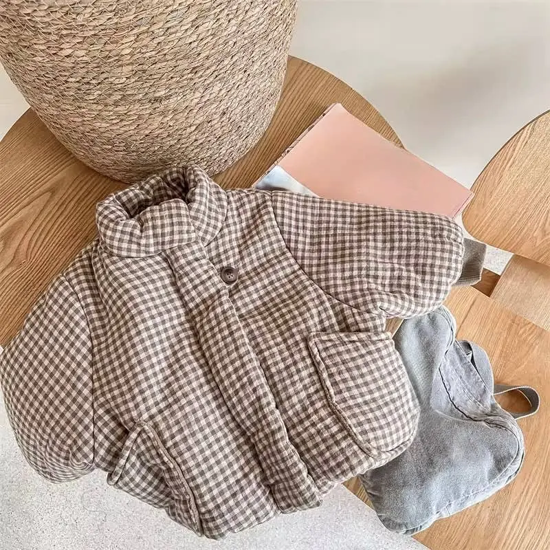 Nellie Gingham Puffer Jacket