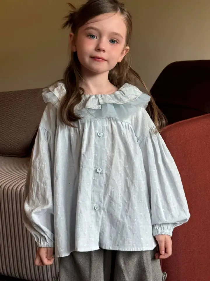Aurelie Ruffle Blouse