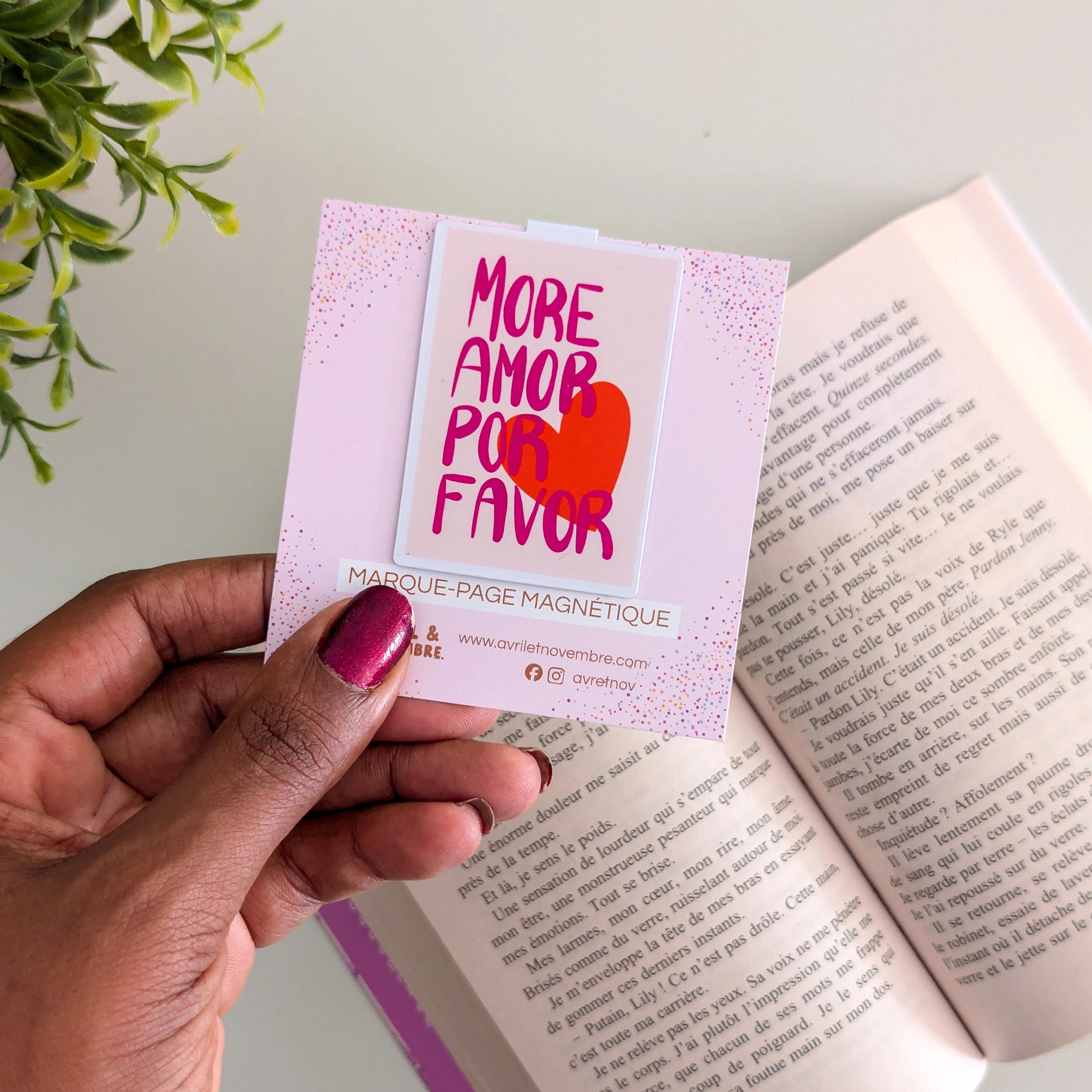 Marque-Page Magnétique – More amor por favor