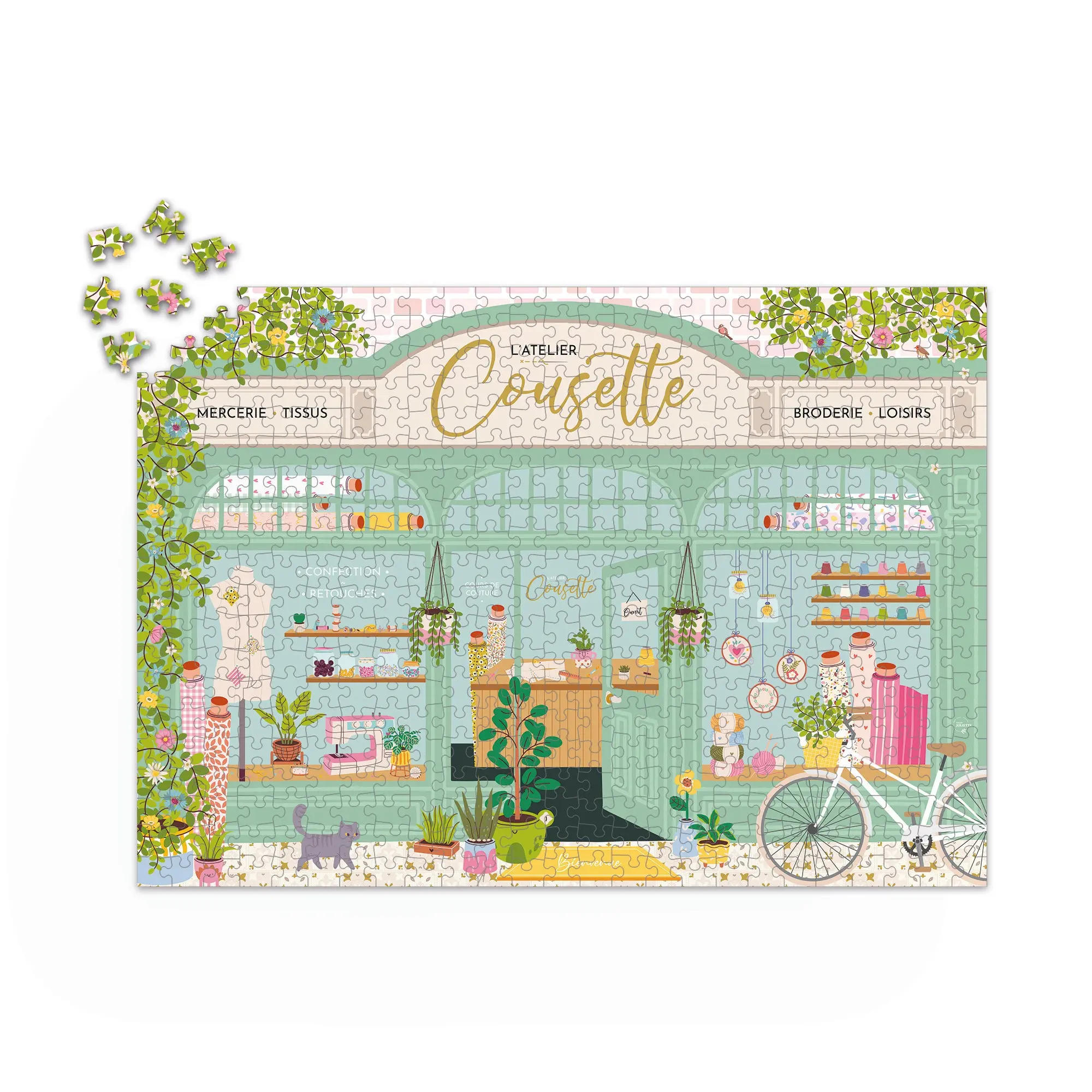 Puzzle 1000 pièces L'atelier Cousette