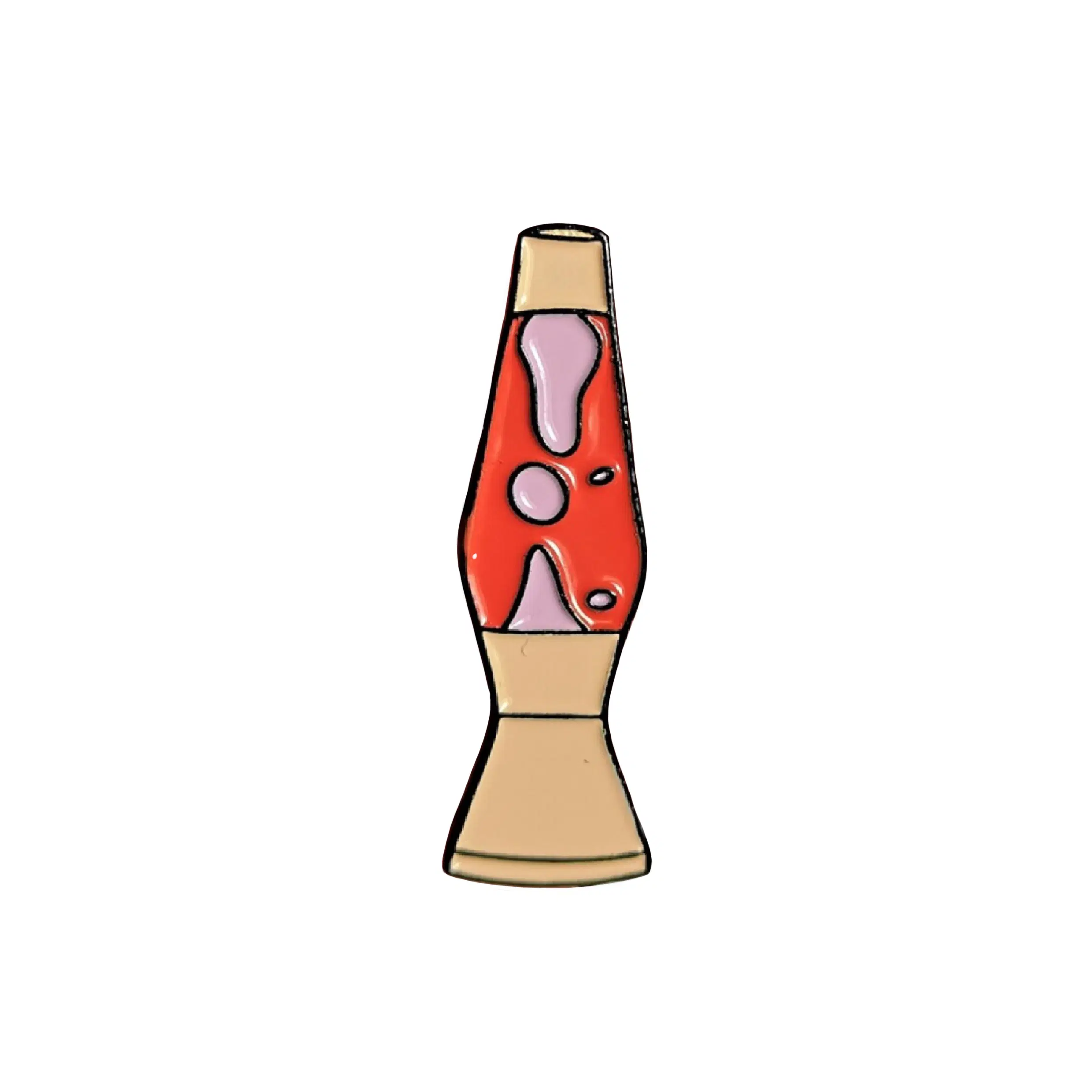 Soft enamel lava lamp pin