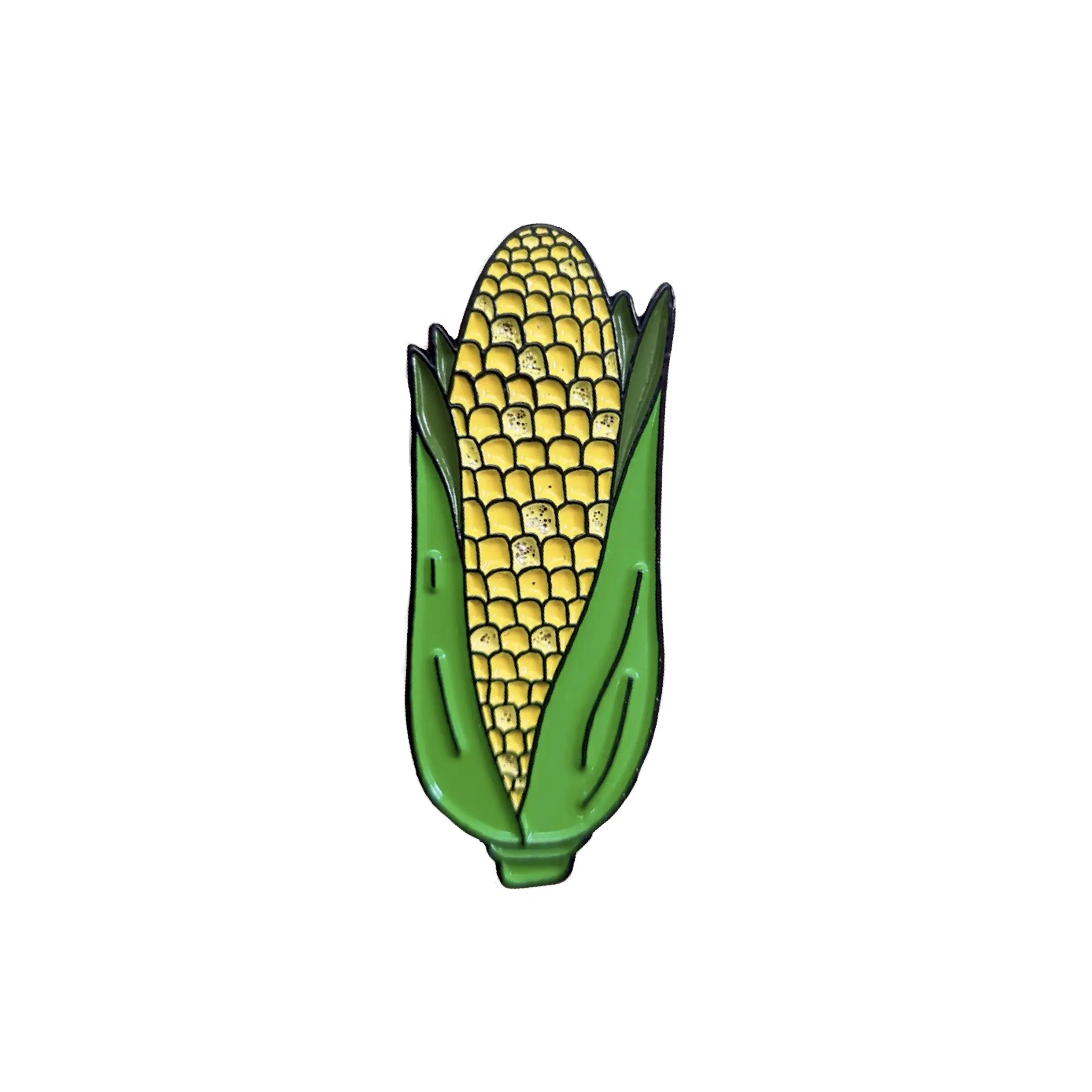 Soft enamel corn cob pin