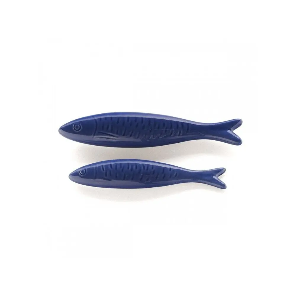 Sardinas de cerámica esmaltada – conjunto de 2