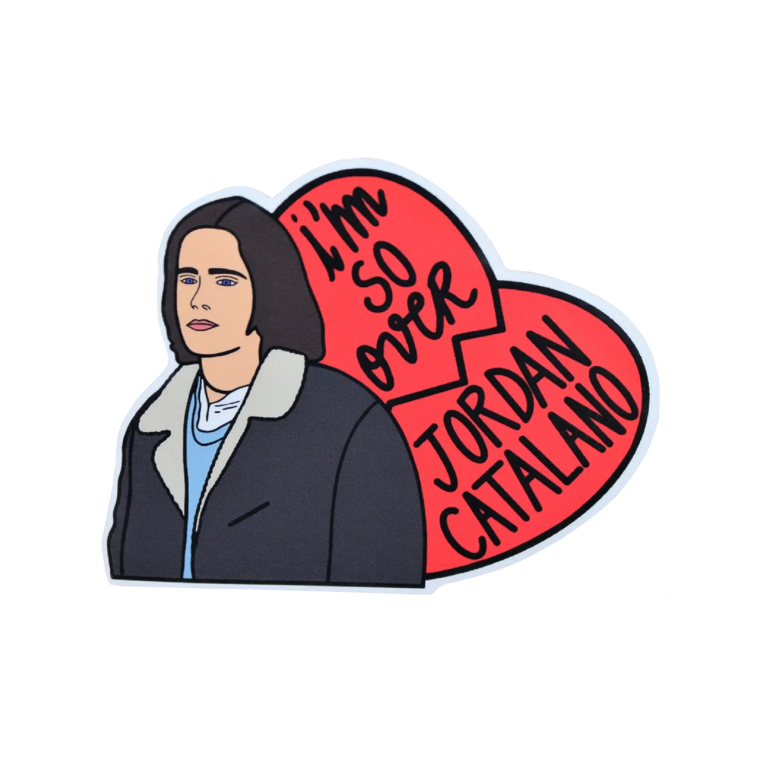 Jordan Catalano vinyl sticker