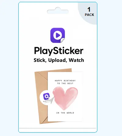 PlaySticker - 1 QR Sticker