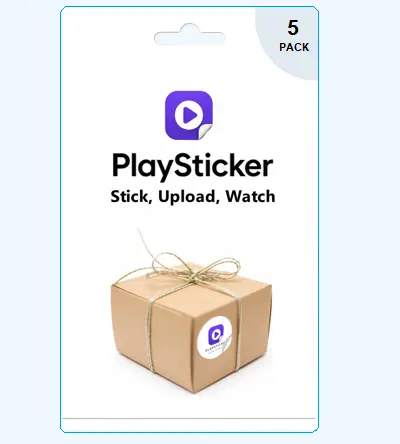 PlaySticker - 5 QR Sticker