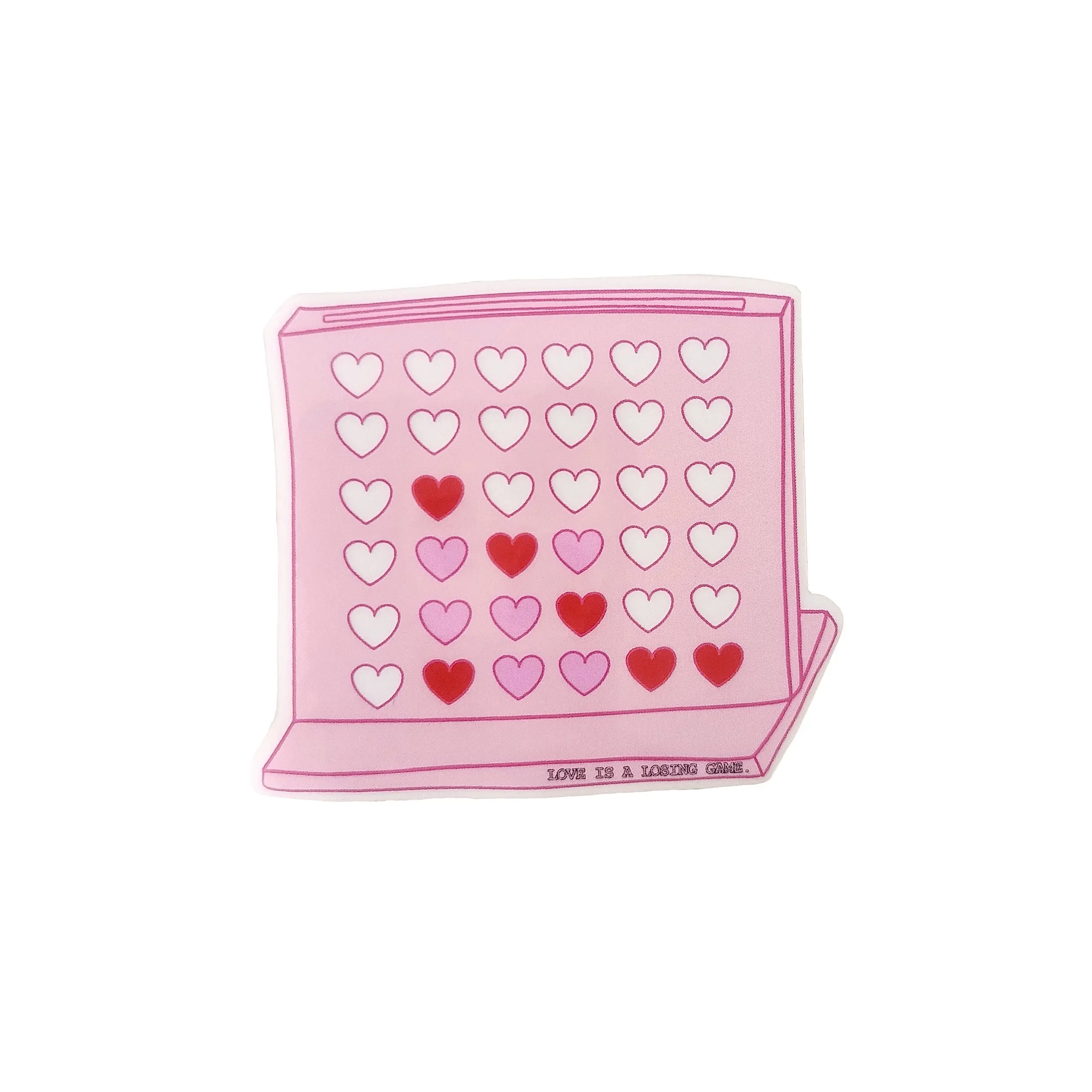 Transparent sticker Power 4 - Love is a losing game