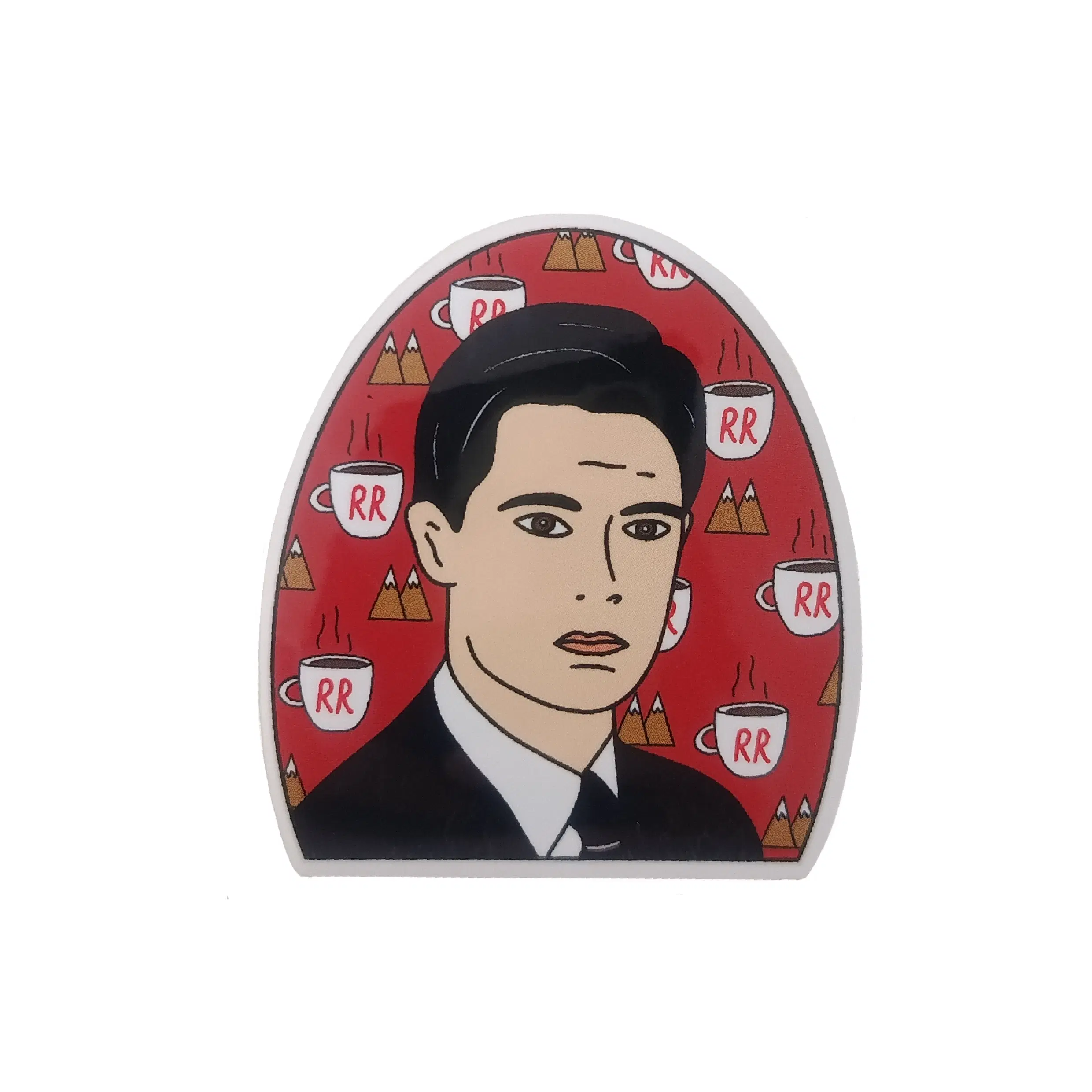 Agent Cooper vinyl sticker