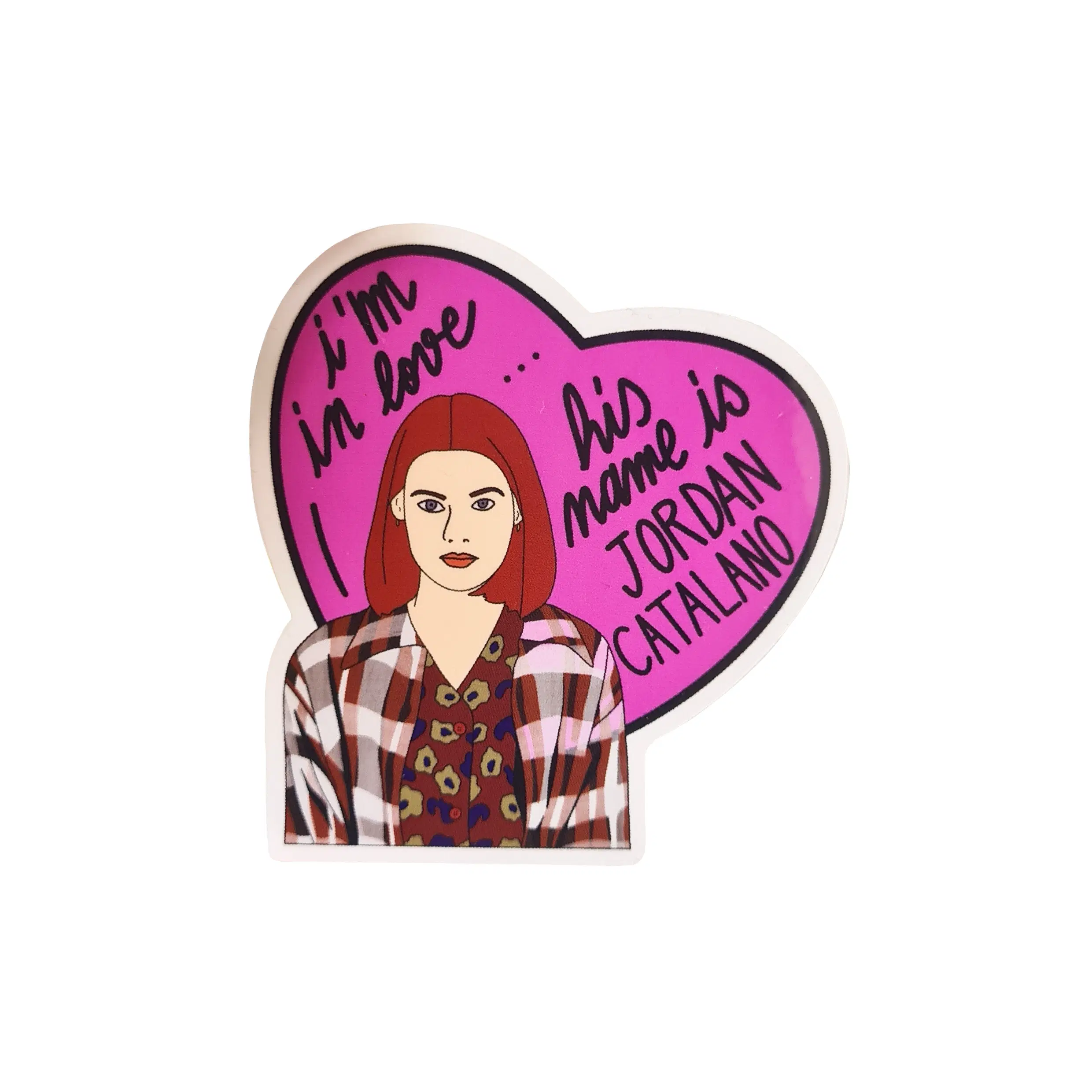 Angela Chase vinyl sticker