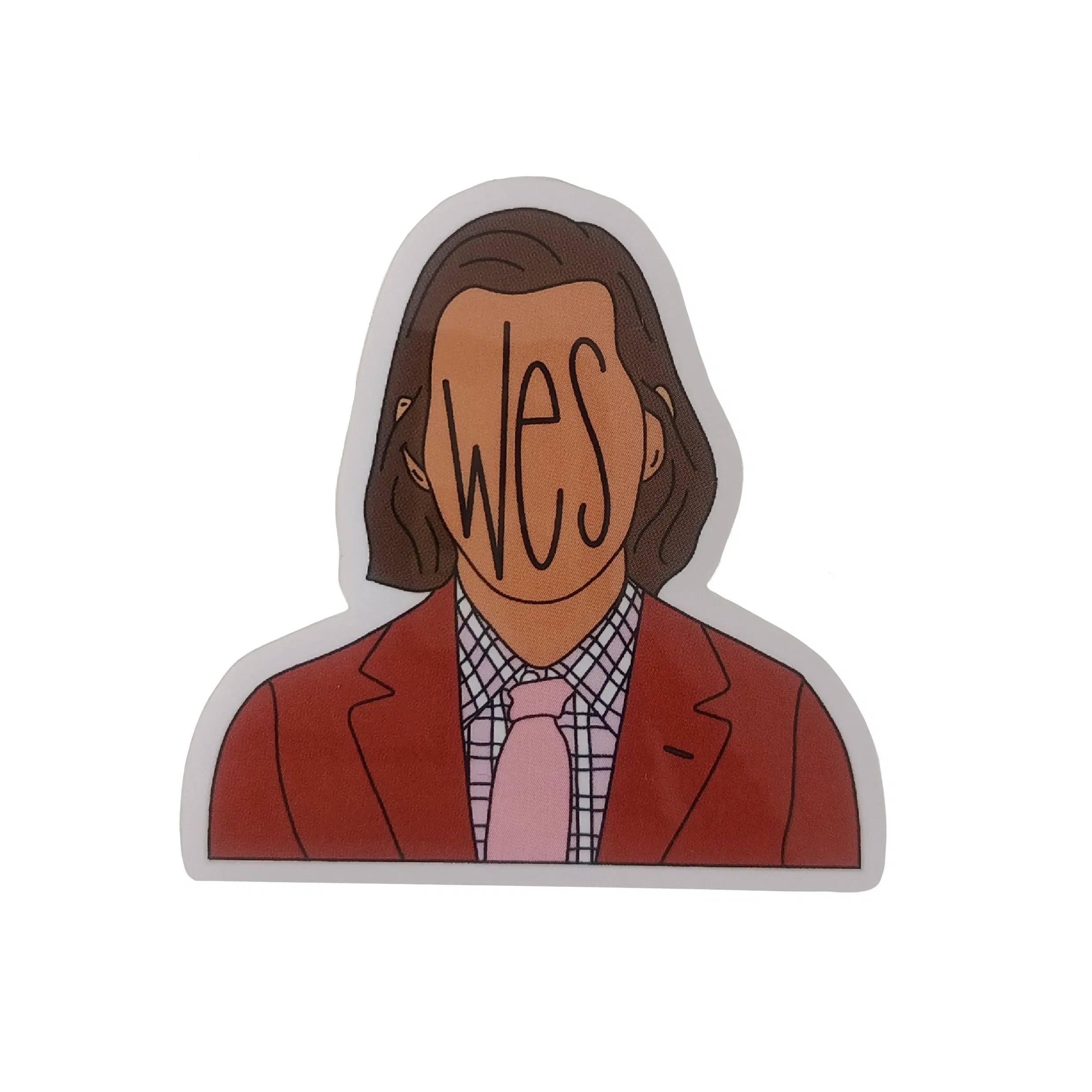 Wes Anderson vinyl sticker