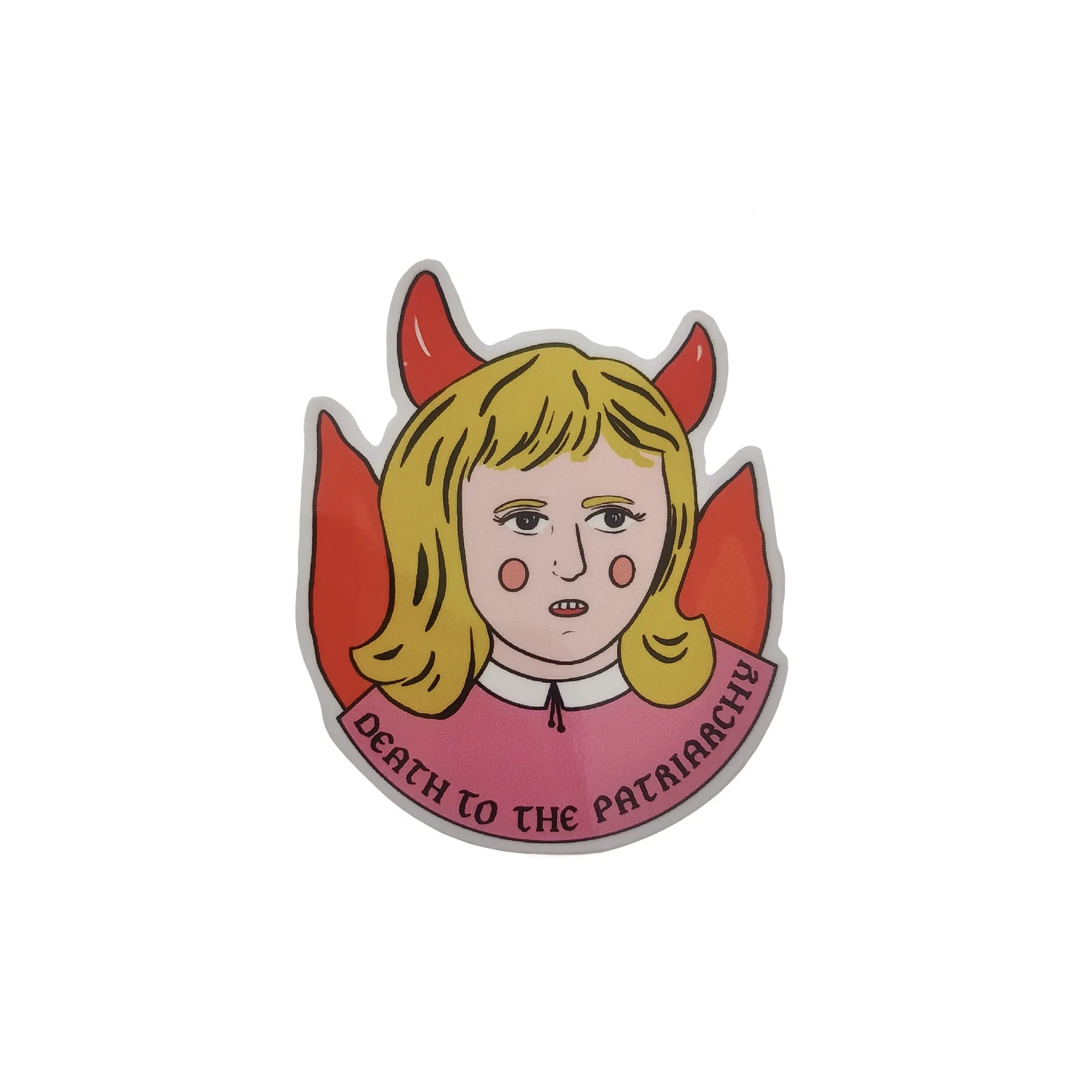 Vinyl sticker Death to the patriarchy
