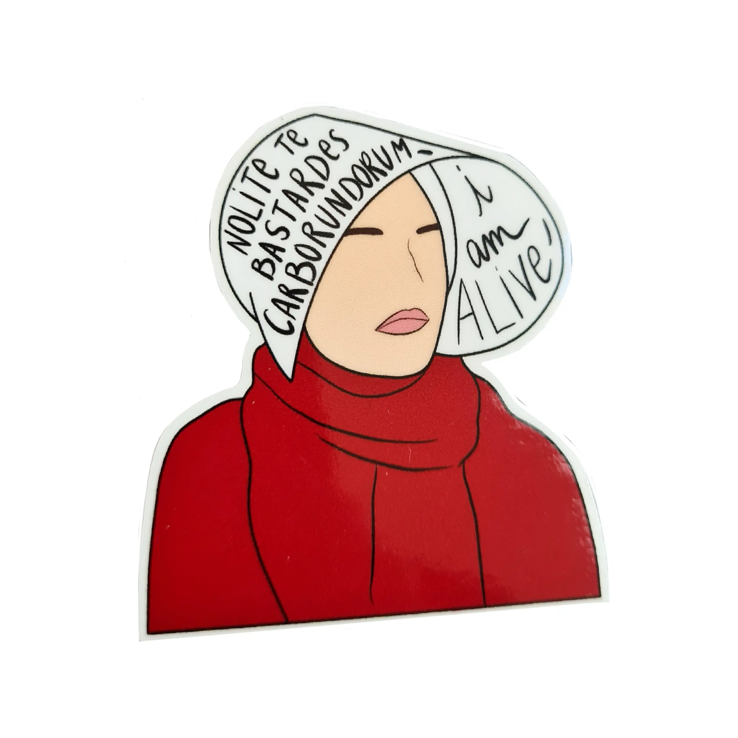 Vinyl sticker offered