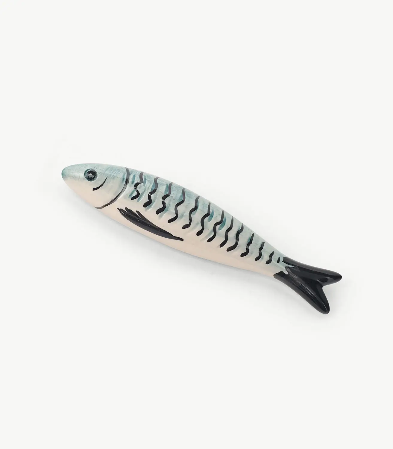 Sardinas de cerámica pintadas a mano