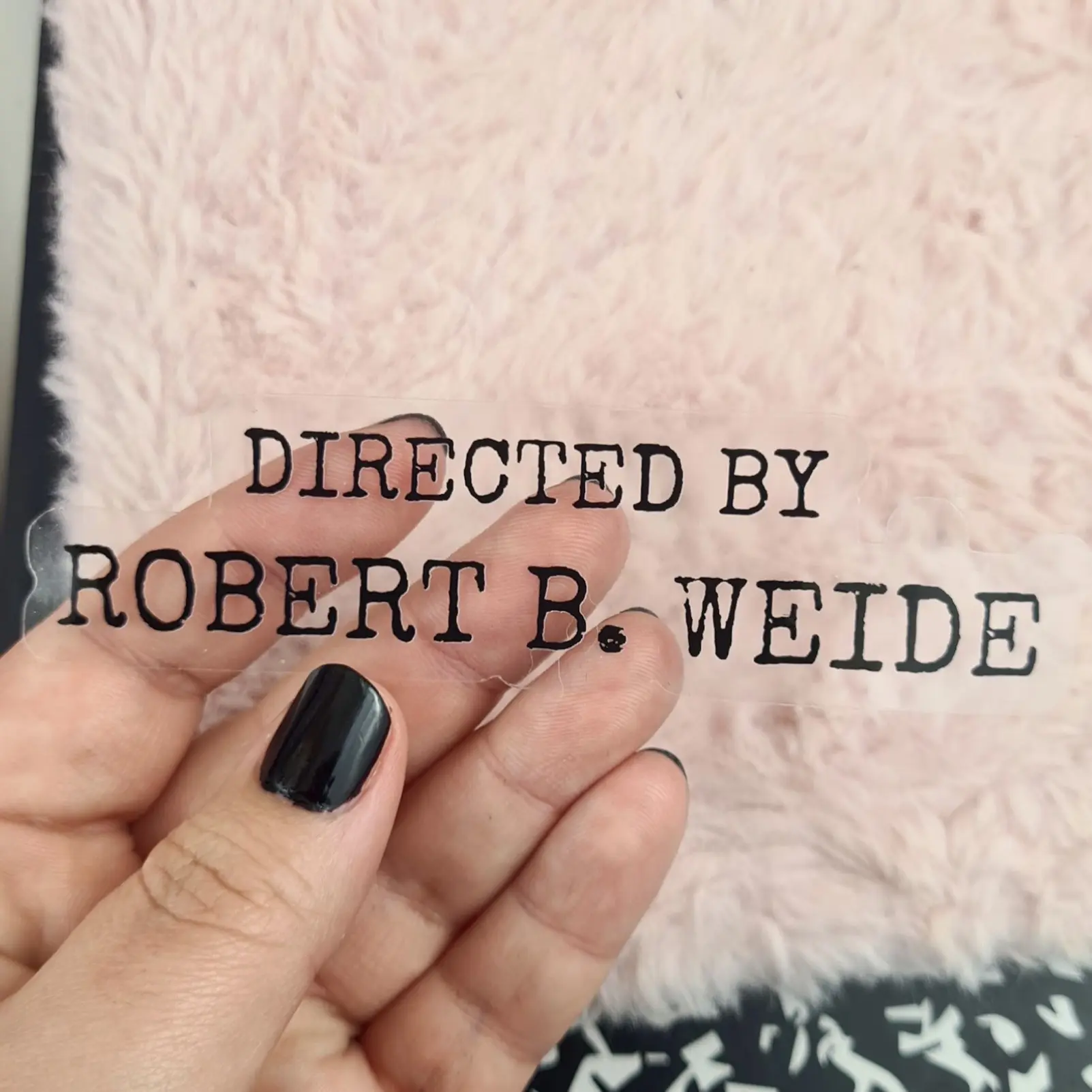 Transparent sticker Directed by Robert B.WEIDE