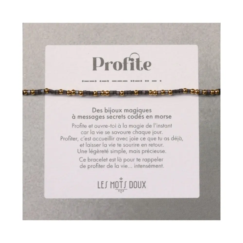 Pulsera con código Morse: Disfruta