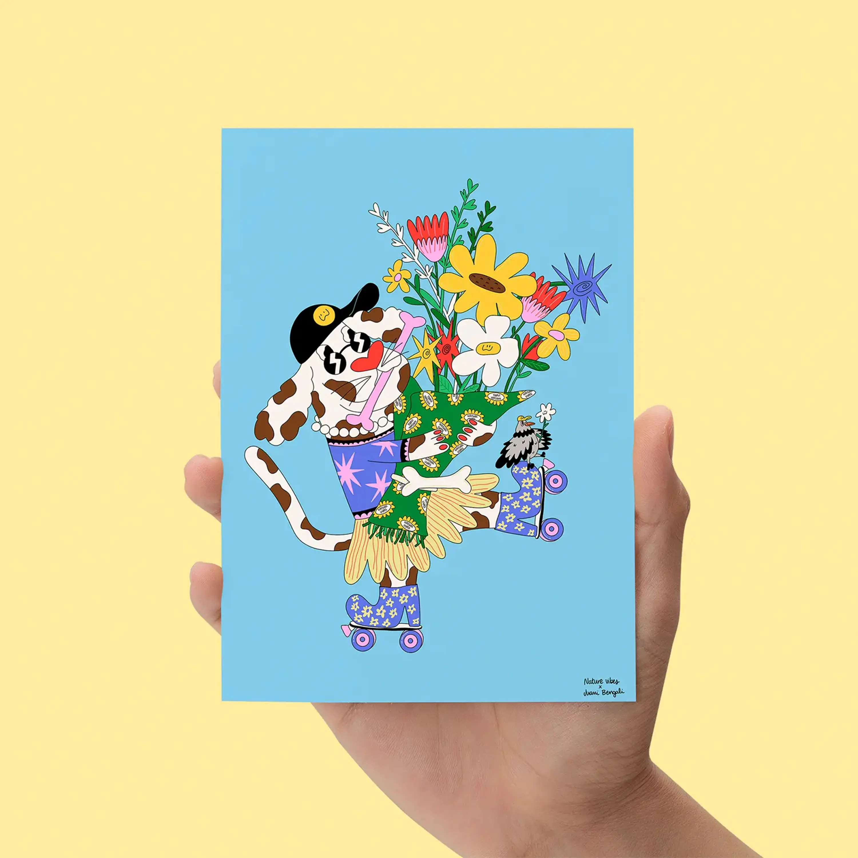 Sonntagsdruck (10x15) – Illustration von Juani Bengali