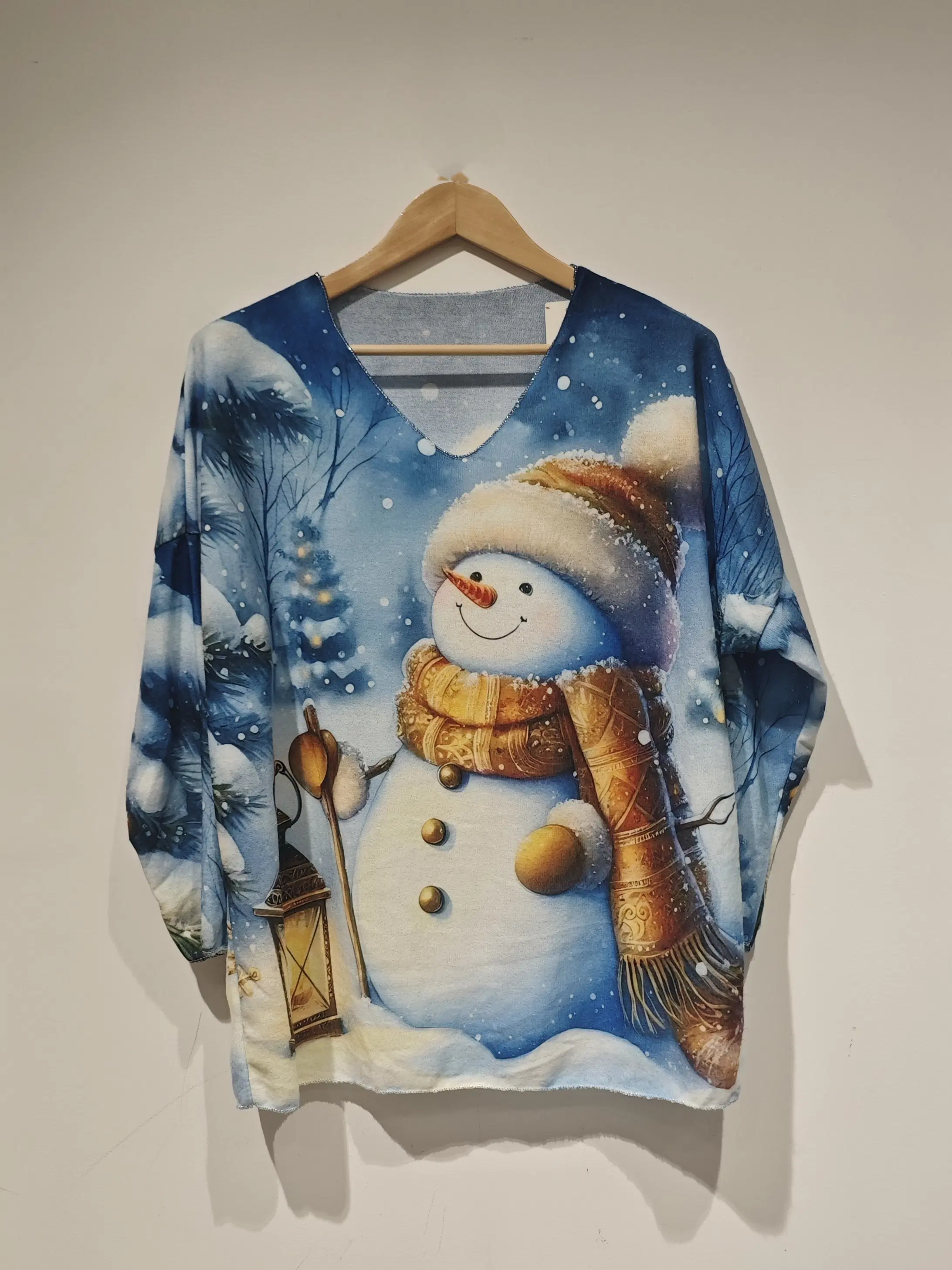 ness snowman blue