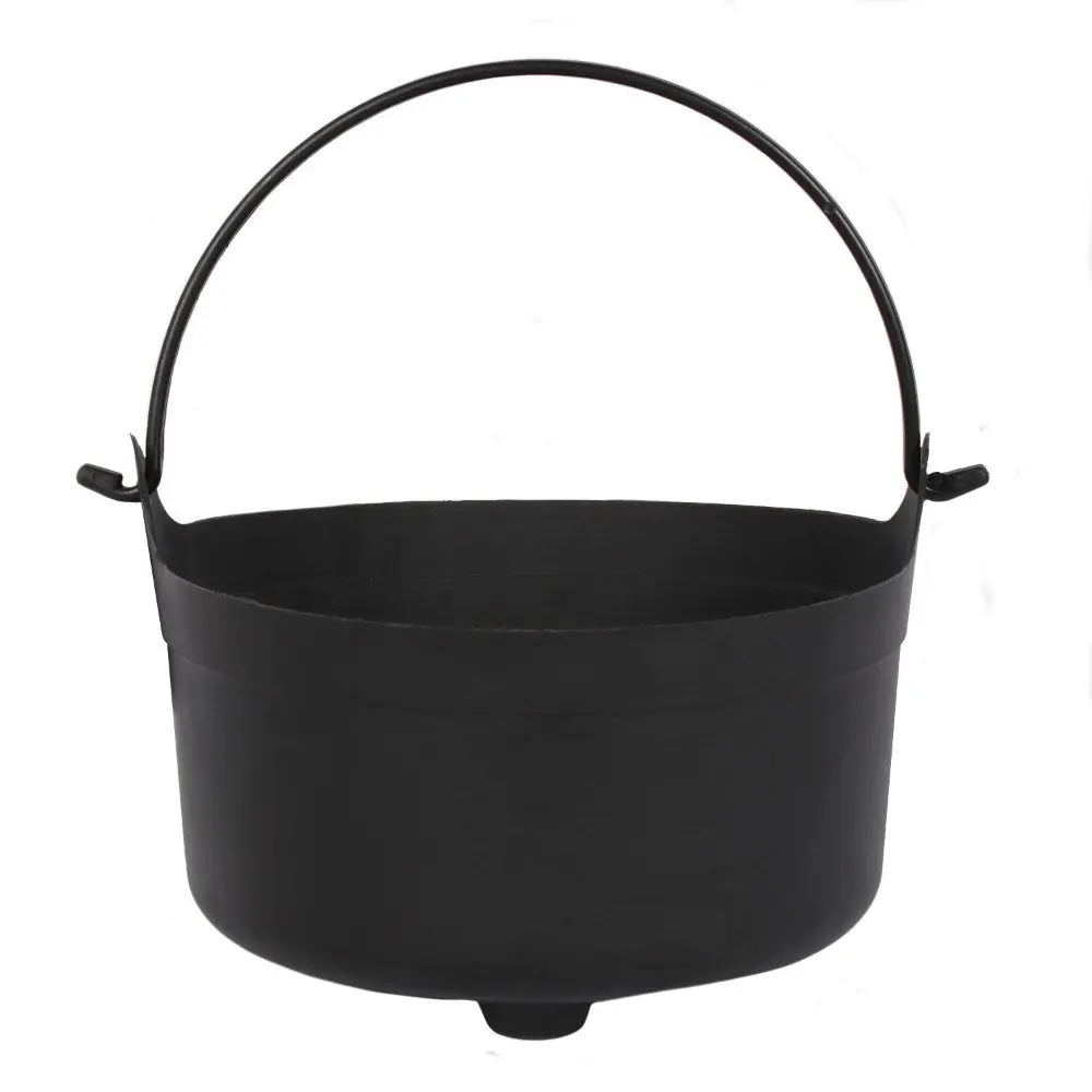 9in Plastic Cauldron with Handle