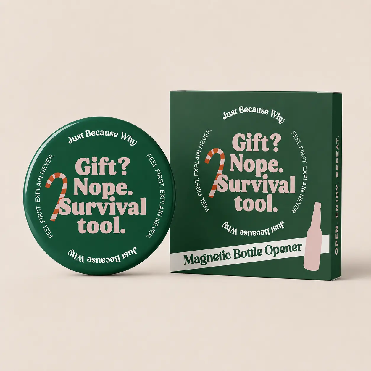 Un apribottiglie magnetico come regalo?No, strumento di sopravvivenza