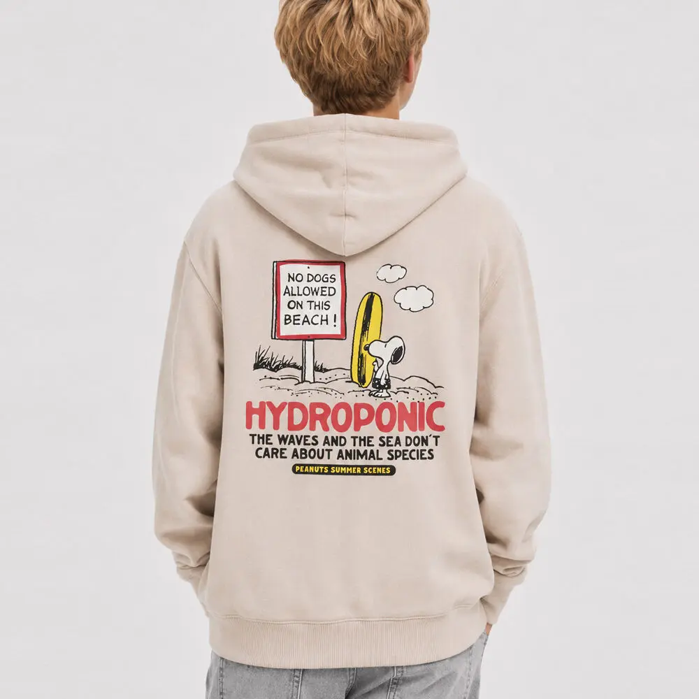 PE NO DOGS HD YTH - Sudadera con capucha - colaboración oficial Peanuts X Hydroponic