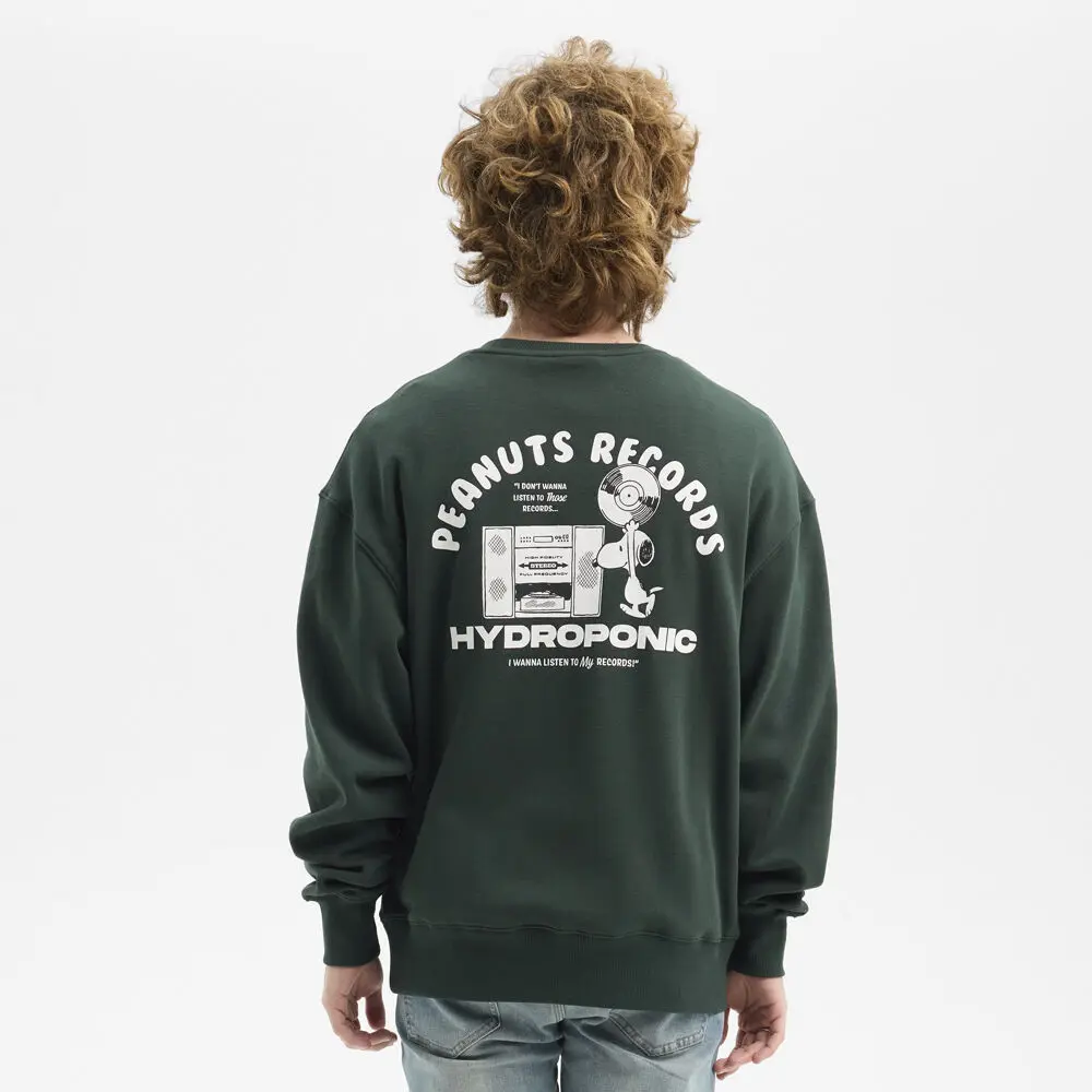 PE RECORDS CW - Sudadera de cuello redondo - colaboración oficial Peanuts X Hydroponic