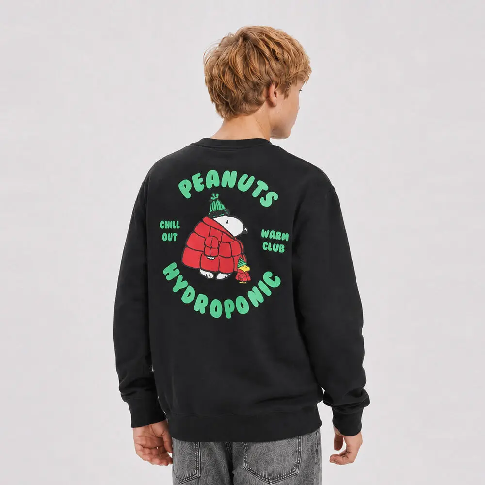 PE PUFFER CW YTH - Sudadera de cuello redondo - colaboración oficial Peanuts X Hydroponic