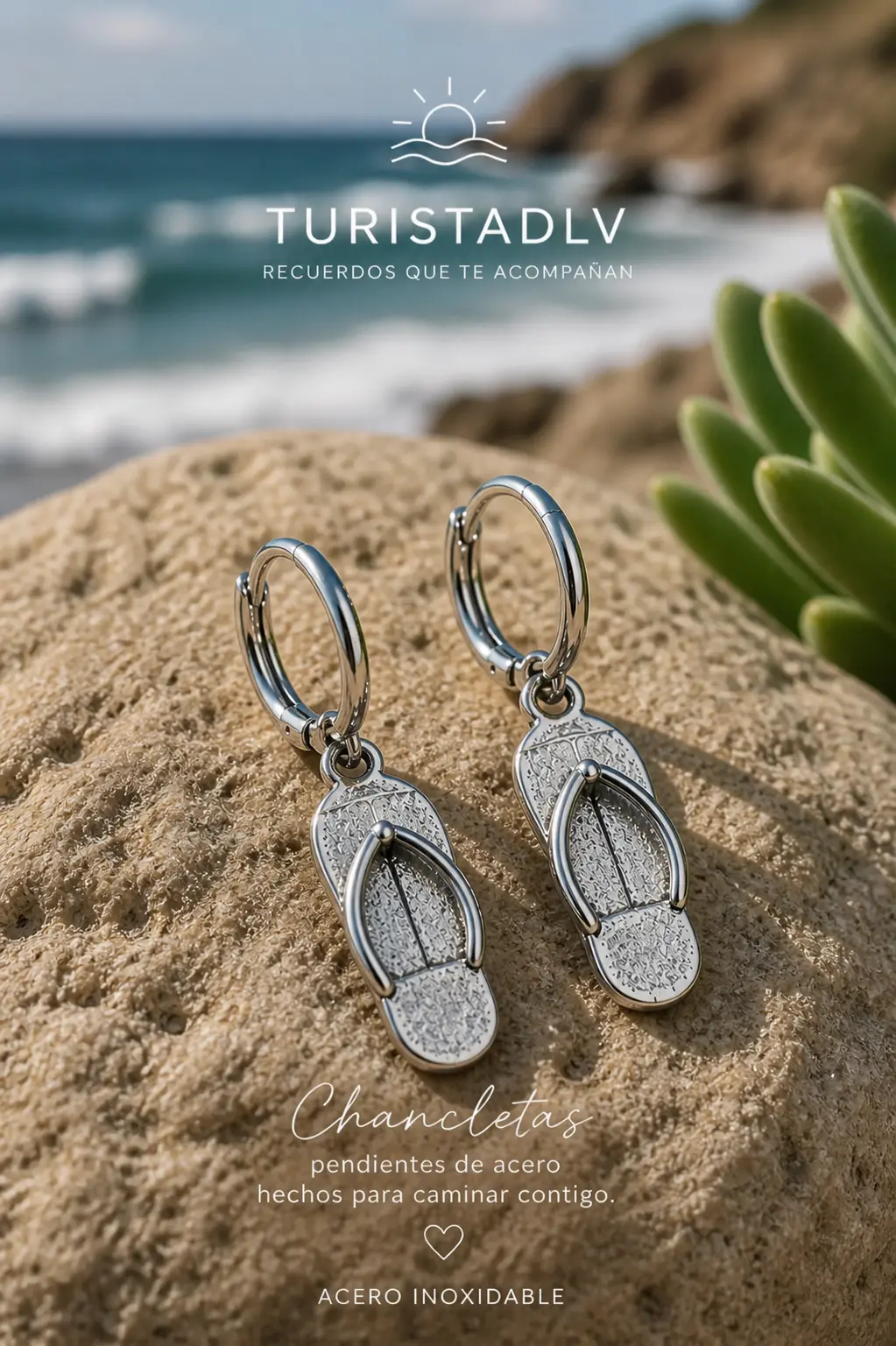 Pendientes de Chancla, Aros Veraniegos Surferos