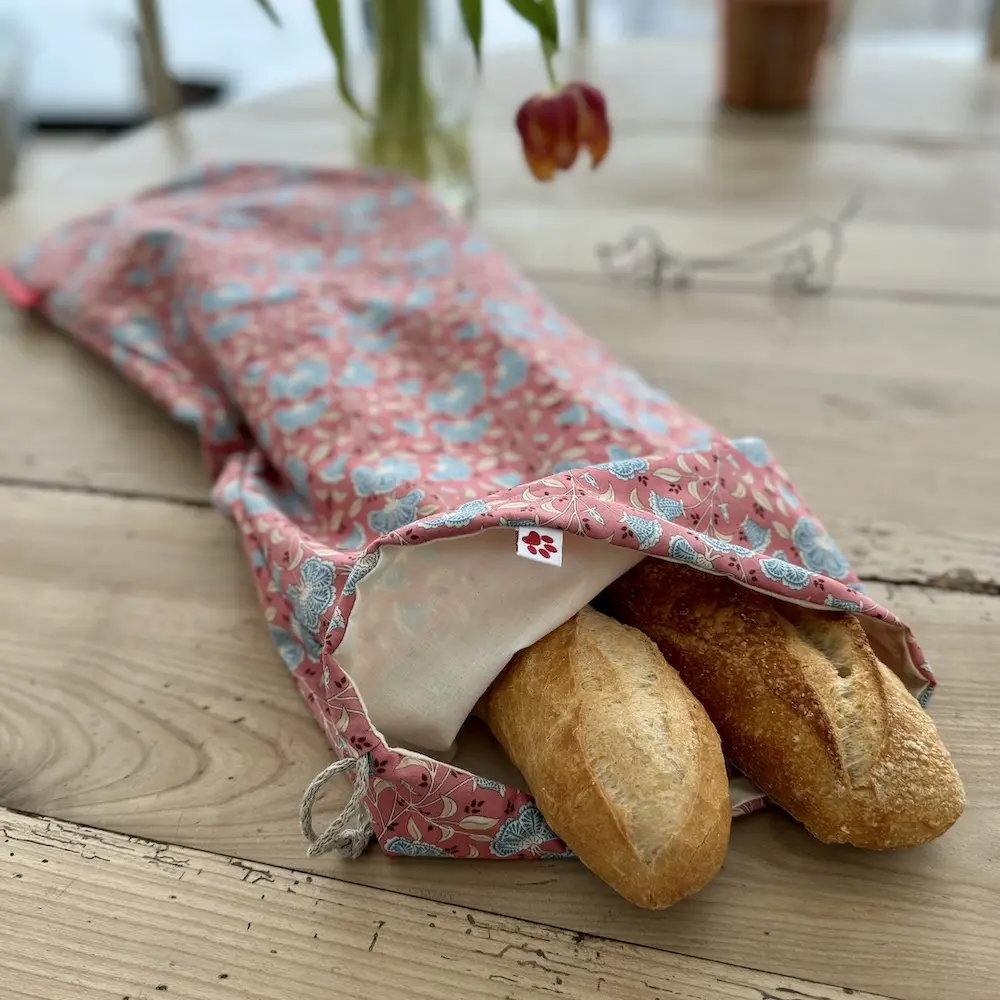 Sac à Baguette Réutilisable : Duo — Lot de 5