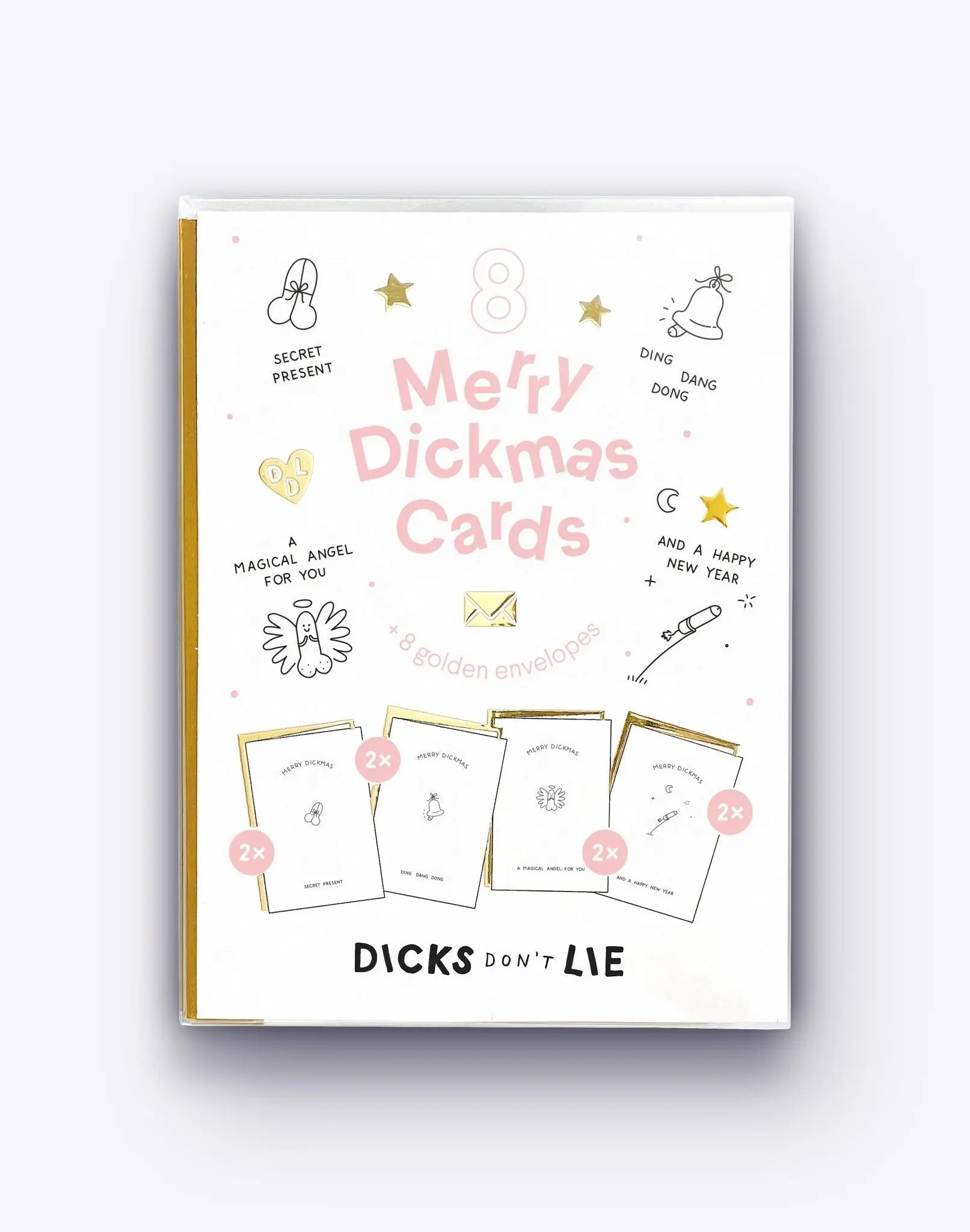 Dickmas Card – Bundle of 8