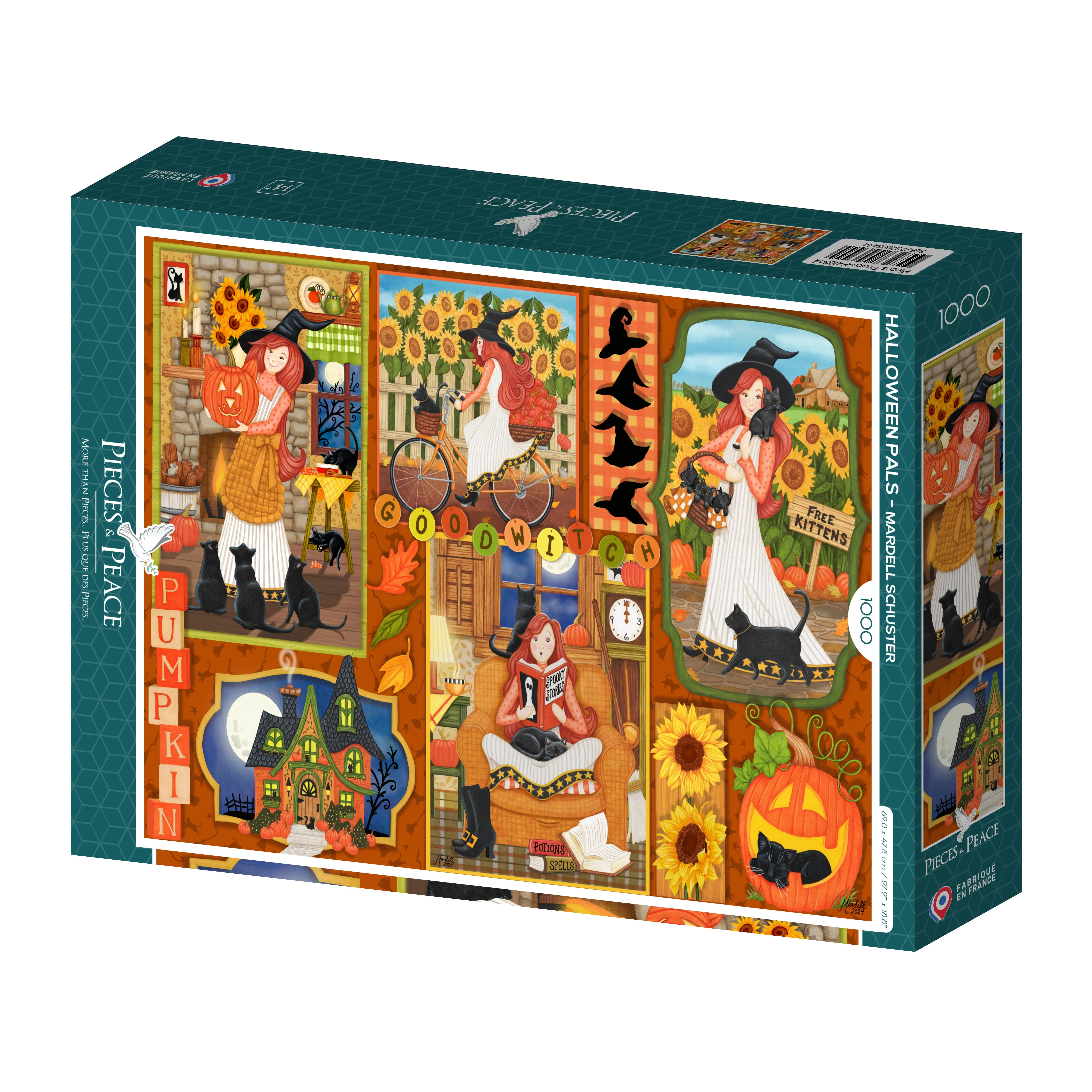 Rompecabezas de 1000 piezas - Amigos de Halloween